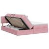 vidaXL Opslag bed met hoofdeinde 2 st Roze