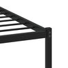 vidaXL Bedframe met hoofdbord zonder matras bruin eiken 100x200 cm