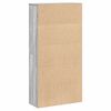 vidaXL Boekenkast 60x24x120 cm bewerkt hout grijs sonoma eikenkleurig