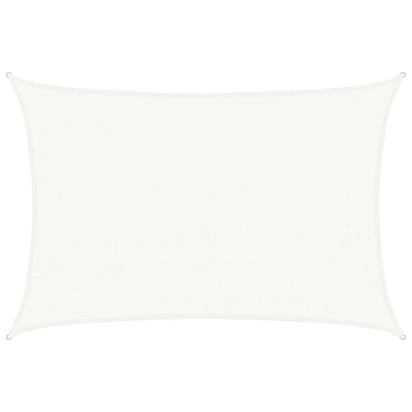 vidaXL Zonnezeil 160 g/m&sup2; 4x5 m HDPE wit