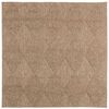 vidaXL Binnen- en buitentapijt AGIRA Naturel 120 x 120 cm Polyester