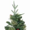 vidaXL Kunstmatige Inklapbare Kerstboom Groen 240 cm PE en PVC
