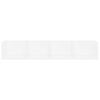 vidaXL Cd-wandschap 100x18x18 cm bewerkt hout wit