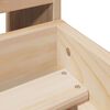 vidaXL Bedframe zonder matras massief grenenhout 75x190 cm