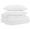 vidaXL Winter Dekbed met kussen 3 st Wit Donsveertjes