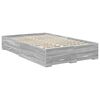 vidaXL Bedframe met hoofdeinde Grijs Sonoma 120 x 200 cm Bewerkt hout