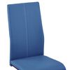 vidaXL Eetkamerstoelen 2 st kunstleer blauw