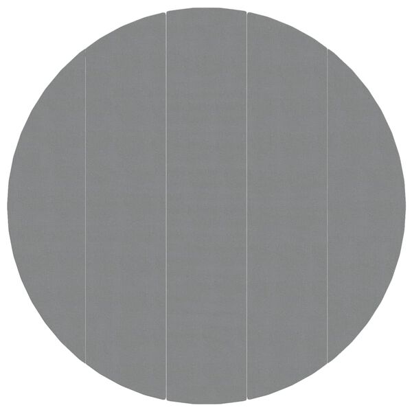 vidaXL Zwembadgrondzeil Ø550 cm polyester geotextiel lichtgrijs