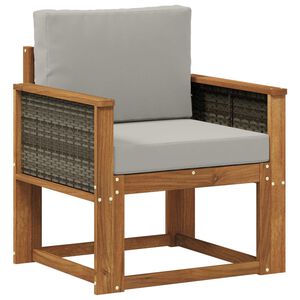 vidaXL Buiten Midden Sofa Massief Acaciahout Naturel