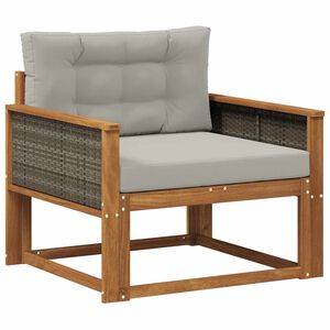 vidaXL Buiten Midden Sofa Naturel