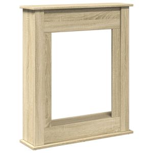vidaXL Haardombouw 75x20x87,5 cm bewerkt hout sonoma eikenkleurig