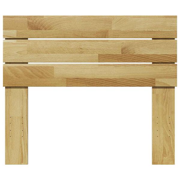 vidaXL Hoofdbord 80 cm massief hout eiken