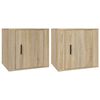 vidaXL Nachtkastjes 2 st 50x39x47 cm sonoma eikenkleurig