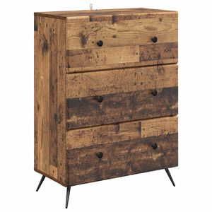 vidaXL Ladenkast 66 x 34,5 x 90 cm Bewerkt hout Oud hout