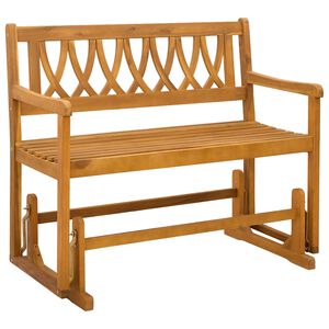 vidaXL Tuin Glider Bank Naturel 110 x 59 x 97 cm Massief Acaciahout