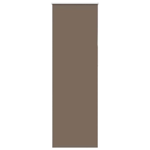 vidaXL Rolgordijn verduisterend koffie 85x210 cm stofbreedte 80,7 cm