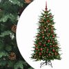 vidaXL Kunstmatige Inklapbare Kerstboom 150 cm 150 LED's Warmwit