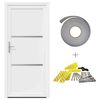 vidaXL Voordeur Wit 98 x 208 cm PVC
