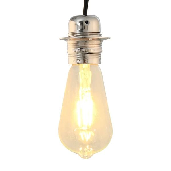 vidaXL Lamphouders 2 st nikkel satijn E27