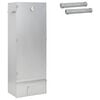 vidaXL Rookoven 3 pcs 44,5 x 29 x 110 cm Verzinkt staal zilver