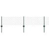 vidaXL Gaashek met palen 10 x 0,4 m PVC-Coated Staal Groen Mesh