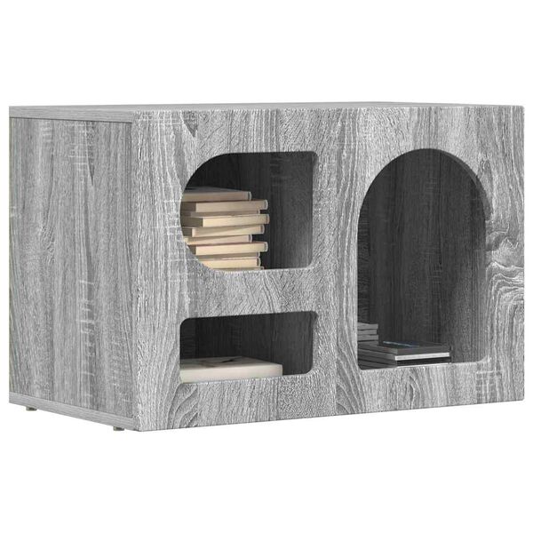 vidaXL TV-kast Grijs Sonoma 60 x 35 x 40 cm Bewerkt hout