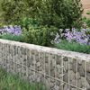 vidaXL Gabion plantenbak verhoogd 200x100x20 cm gegalvaniseerd staal