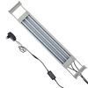 vidaXL Aquariumlamp LED IP67 50-60 cm aluminium