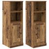 vidaXL Hoge kast met lade 3 pcs Oud Hout Bewerkt hout