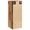 vidaXL Wandkast 34,5x34x90 cm bewerkt hout oud houtkleur