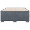 vidaXL Bedframe zonder matras 120x200 cm fluweel donkergrijs