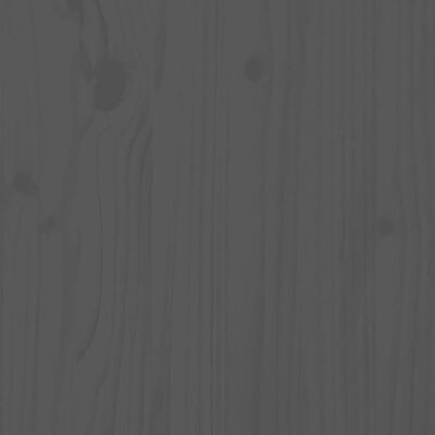 vidaXL 5-delige Tuinbarset massief grenenhout grijs