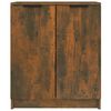 vidaXL Schoenenkast 59x35x70 cm bewerkt hout gerookt eikenkleurig