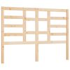 vidaXL Hoofdbord 126x4x104 cm massief grenenhout