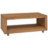vidaXL Salontafel 110x60x40 cm massief teakhout