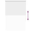 vidaXL Rolgordijn verduisterend wit 115x175 cm stofbreedte 110,7 cm