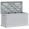 vidaXL Tuinbox 420 L lichtgrijs