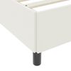 vidaXL Boxspringbed Cr&egrave;me 90 x 200 cm Katoen Stof