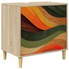 vidaXL Badkamerkast BONN Sonoma 60 x 40 x 60 cm Bewerkt hout