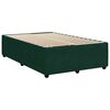 vidaXL Bedframe zonder matras 120x200 cm fluweel donkergroen
