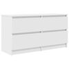 vidaXL Tv-meubel 100x35x54 cm bewerkt hout wit