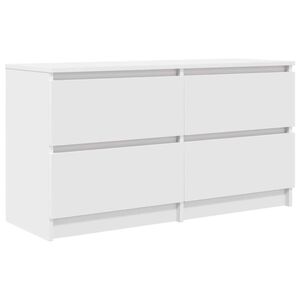 vidaXL Tv-meubel 100x35x54 cm bewerkt hout wit