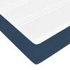 vidaXL Ottoman bed met matras 120x200cm stof blauw