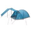 vidaXL Huisje Tent met dak Blauw 6-persoons Polyester en staal