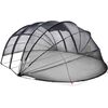 vidaXL Zwembad Tent Koepel 640 x 432 x 205 cm Met gaasdoek Transparant