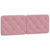 vidaXL Bed met matras fluweel roze 120x200 cm