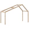 vidaXL Kinderbedhuisje 213x85,5x144,5 cm massief grenenhout