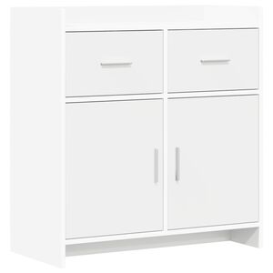 vidaXL Dressoir Wit 75 x 36 x 80 cm Bewerkt hout
