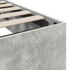 vidaXL Ottoman Bedframe Beton Grijs 135 x 190 cm Bewerkt hout