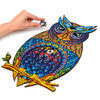UNIDRAGON Puzzel Charming Owl 650 stukjes royal size 35x60 cm hout